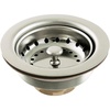 image:imageKingston Brass K111BPN Tacoma Stainless Steel Kitchen Sink Basket Strainer Polished Nickel