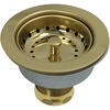 image:imageKingston Brass K112PB Tacoma Kitchen Sink Basket Strainer Polished Brass 444 x 444 x 381