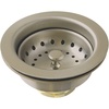image:imageKingston Brass K121BBN Fresno 312 Inch Stainless Steel Kitchen Sink Basket Strainer Brushed Nickel