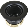 image:imageKingston Brass K451BMB Portland Stainless Steel Bar Sink Basket Strainer Matte Black
