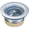 image:imageKingston Brass K461 Stainless Steel Duo Bar Sink Strainer with Die Cast Nut 21316Inch Diameter Brushed Nickel