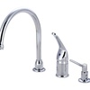 image:imageKingston Brass KB828K8 Chatham single Lever Handle Kitchen Faucet with Sprayer amp Soap Dispenser Brushed Nickel 9 Spout ReachPolished Chrome