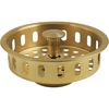 image:imageKingston Brass KBP2007 Made to Match Kitchen Sink Basket Strainer Brushed Brass