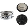 image:imageKingston Brass KDK4201 Made to Match Garbage Disposal Splash Guard Polished Stainless SteelPolished Chrome