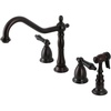 image:imageKingston Brass KS1795PKLBS Widespread Kitchen Faucet Oil Rubbed BronzeOil Rubbed Bronze