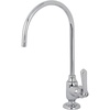 image:imageKingston Brass KS5197NML Magellan SingleHandle Water Filtration Faucet Brushed BrassPolished Chrome
