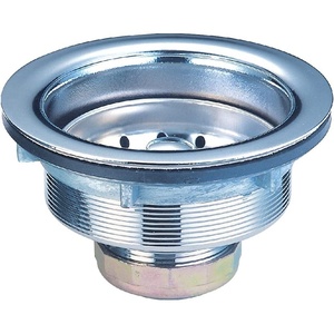 image:imageKingston Brass K111 Stainless Steel Kitchen Sink Strainer with Die Cast Nut 4716Inch Diameter Brushed Nickel