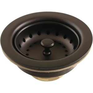 image:imageKingston Brass K111BORB Tacoma Basket Strainer Oil Rubbed Bronze 444 x 444 x 25