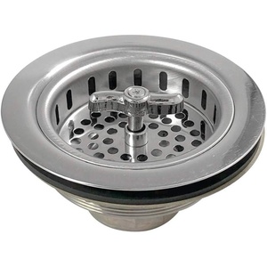 image:imageKingston Brass K212 Tacoma Kitchen Sink Basket Strainer Stainless Steel 444 x 444 x 231