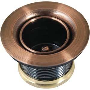 image:imageKingston Brass K451BAC Portland Stainless Steel Bar Sink Basket Strainer Antique Copper