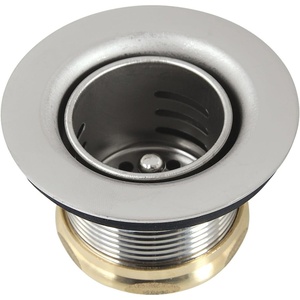 image:imageKingston Brass K451BPN Portland Stainless Steel Bar Sink Basket Strainer Polished Nickel