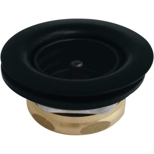 image:imageKingston Brass K461BPB Tacoma Kitchen Sink Duo Basket Strainer Polished Brass 281 x 281 x 15Matte Black