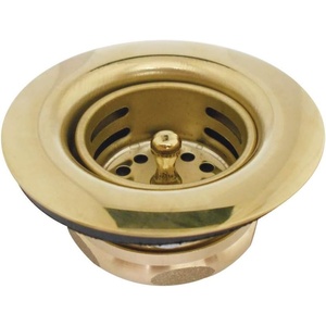 image:imageKingston Brass K461BPB Tacoma Kitchen Sink Duo Basket Strainer Polished Brass 281 x 281 x 15Polished Brass