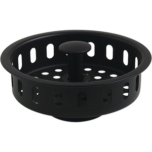 image:imageKingston Brass KBP2000MB Made to Match Kitchen Sink Basket Strainer Matte Black