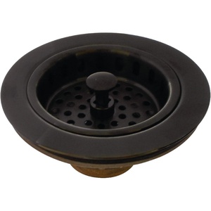 image:imageKingston Brass KBS1005 Cast Brass Heavy Duty Basket Strainer Oil Rubbed Bronze