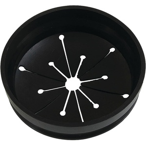 image:imageKingston Brass KDK4301 Made to Match Garbage Disposal Splash Guard Polished Stainless SteelPolished ChromeBlack