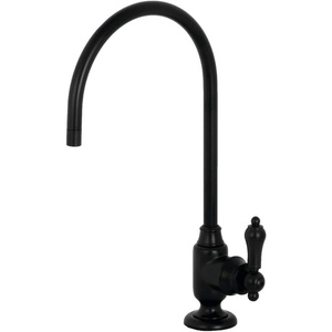 image:imageKingston Brass KS5193BAL Heirloom SingleHandle Water Filtration Faucet Antique BrassMatte Black
