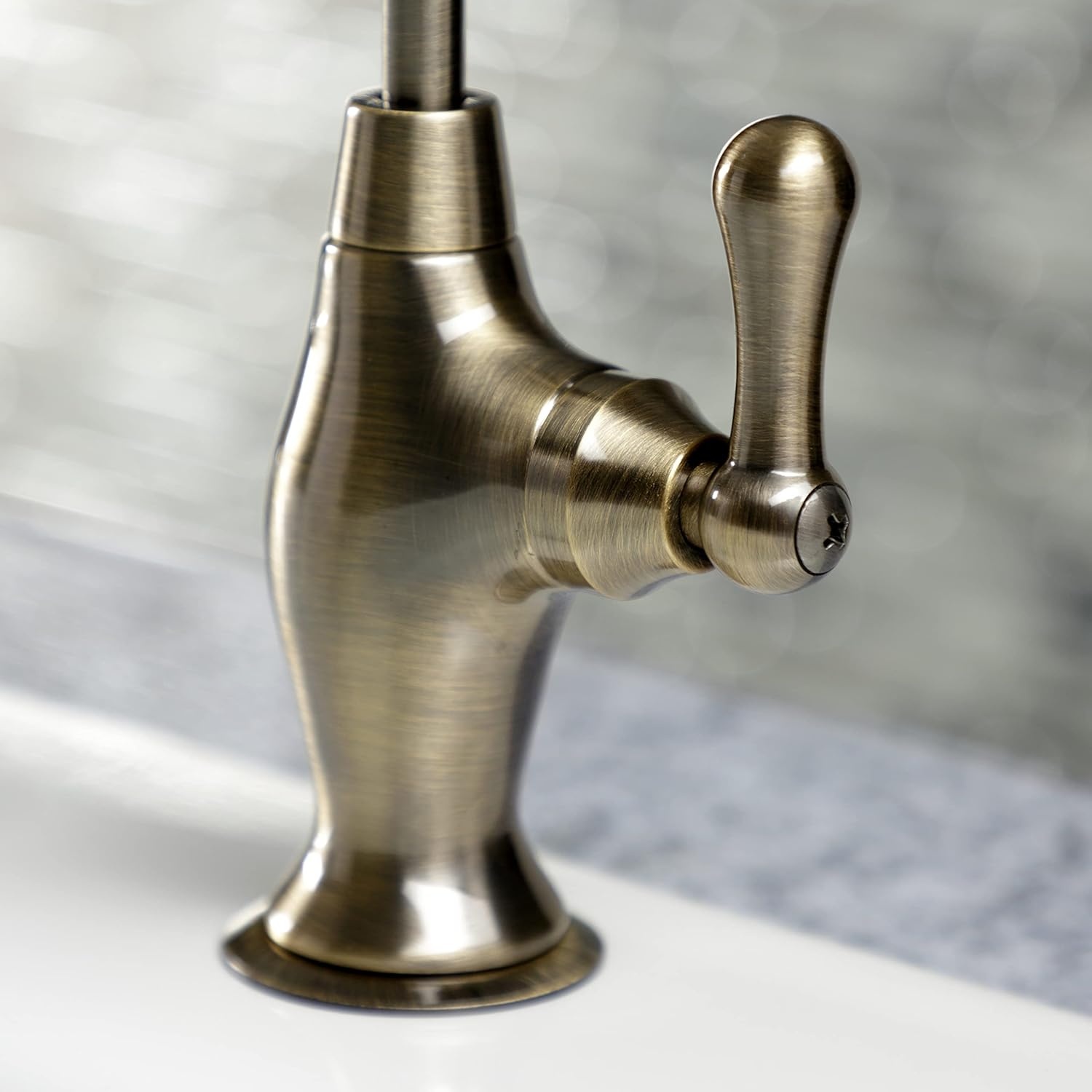 image:imageKingston Brass KSAG3195AL Restoration Water Filtration Faucet Oil Rubbed Bronze 2 x 475 x 1094Vintage Brass