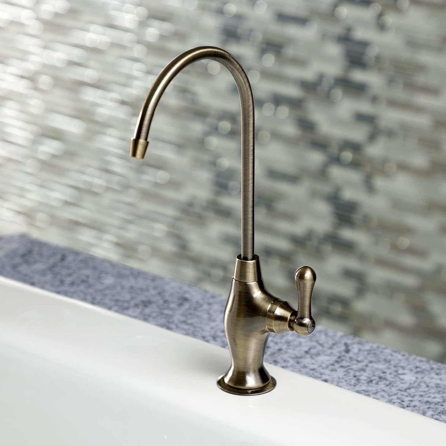 image:imageKingston Brass KSAG3195AL Restoration Water Filtration Faucet Oil Rubbed Bronze 2 x 475 x 1094Vintage Brass