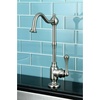 image:imageKINGSTON BRASS KS7398BL Vintage Cold Water Filtration Faucet Brushed NickelBrushed Nickel