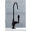image:imageKingston Brass Gourmetier KS3195NFL Nuwave French Single Handle Water Filtration Faucet Oil Rubbed Bronze 1081 x 463 x 175Matte Black