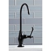 image:imageKingston Brass Gourmetier KS3198TL Templeton Design 14 Turn Water Filter Faucet Brushed NickelMatte Black