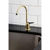 image:imageKingston Brass K6197 Americana SingleHandle Water Filtration Faucet Brushed BrassBrushed Brass