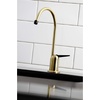 image:imageKingston Brass K6197 Americana SingleHandle Water Filtration Faucet Brushed BrassBrushed Brass