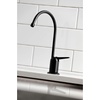 image:imageKingston Brass K6197 Americana SingleHandle Water Filtration Faucet Brushed BrassMatte Black