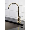image:imageKingston Brass K6197 Americana SingleHandle Water Filtration Faucet Brushed BrassPolished Brass
