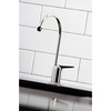 image:imageKingston Brass K6197 Americana SingleHandle Water Filtration Faucet Brushed BrassPolished Nickel