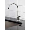 image:imageKingston Brass K6197 Americana SingleHandle Water Filtration Faucet Brushed BrassPolished Nickel