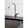 image:imageKingston Brass K6197 Americana SingleHandle Water Filtration Faucet Brushed BrassPolished Nickel