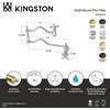 image:imageKingston Brass KS2101AX Heritage Wall Mount Pot Filler Polished ChromeMatte Black