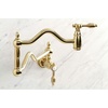 image:imageKingston Brass KS2102TAL Tudor Pot Filler Polished Brass 2413 x 219 x 12Brushed Brass