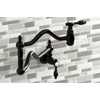 image:imageKingston Brass KS2102TAL Tudor Pot Filler Polished Brass 2413 x 219 x 12Matte Black