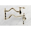 image:imageKingston Brass KS2102TAL Tudor Pot Filler Polished Brass 2413 x 219 x 12Polished Brass