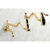 image:imageKingston Brass KS2102TAL Tudor Pot Filler Polished Brass 2413 x 219 x 12Polished Brass