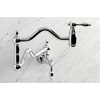 image:imageKingston Brass KS2102TAL Tudor Pot Filler Polished Brass 2413 x 219 x 12Polished Chrome