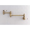 image:imageKingston Brass KS3102PL Restoration Pot Filler Polished Brass 20 x 263 x 8Antique Brass