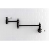 image:imageKingston Brass KS3102PL Restoration Pot Filler Polished Brass 20 x 263 x 8Matte Black