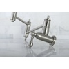 image:imageKingston Brass KS3103AL Wall Mount Pot Filler Kitchen Faucet Antique Brass 818Inch Spout HeightBrushed Nickel
