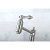 image:imageKingston Brass KS3103AL Wall Mount Pot Filler Kitchen Faucet Antique Brass 818Inch Spout HeightBrushed Nickel