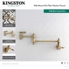 image:imageKingston Brass KS3103AL Wall Mount Pot Filler Kitchen Faucet Antique Brass 818Inch Spout HeightBrushed Nickel