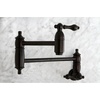 image:imageKingston Brass KS3103AL Wall Mount Pot Filler Kitchen Faucet Antique Brass 818Inch Spout HeightOil Rubbed Bronze