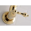 image:imageKingston Brass KS3103AL Wall Mount Pot Filler Kitchen Faucet Antique Brass 818Inch Spout HeightPolished Brass
