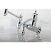 image:imageKingston Brass KS3103AL Wall Mount Pot Filler Kitchen Faucet Antique Brass 818Inch Spout HeightPolished Chrome