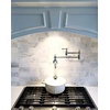 image:imageKingston Brass KS3103AL Wall Mount Pot Filler Kitchen Faucet Antique Brass 818Inch Spout HeightPolished Chrome
