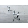 image:imageKingston Brass KS3103AL Wall Mount Pot Filler Kitchen Faucet Antique Brass 818Inch Spout HeightPolished Chrome