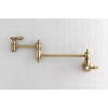 image:imageKingston Brass KS3103BAL Wall Mount Pot Filler Kitchen Faucet Antique BrassAntique Brass